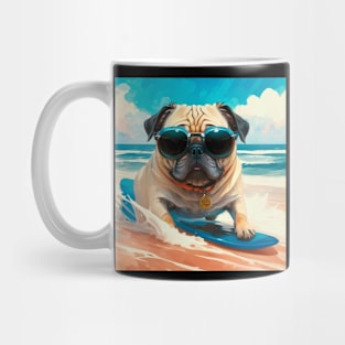 Pug surf Mug